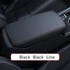 For Honda  Civic 11th Gen Civic Car Armrest  Mat Center Storage Box Pad Protector Leather Cover Decoration Accessories