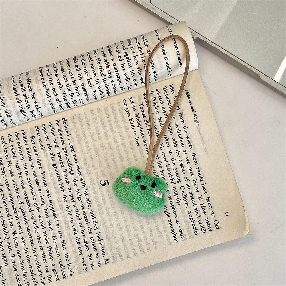 1 Cartoon Cute Plush Animal Pendant Fabric Bag Accessories Canvas Bag Pendant Keychain Pendant