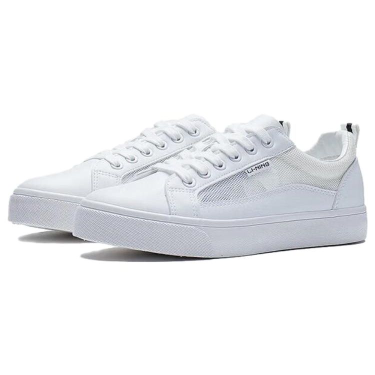 Li-Ning Classic Sports Low-Top Sneakers Women Sneakers White AGCS404-1