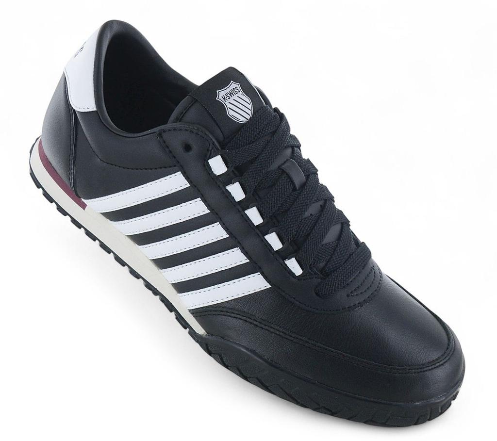 K-Swiss Vintage Trainer LTH Leather - Herren Sneakers Schuhe Schwarz 09462-013-M ORIGINAL