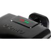DOMO Gaufrier rotatif - DO9224W - Rotatif a 180° - Revetement anti-adhésif - Poignée cool-touch - 2 personnes