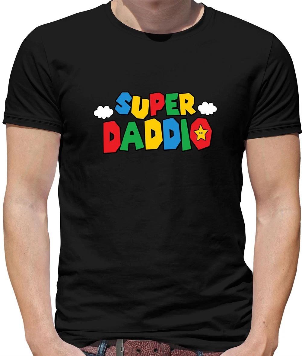 Super Daddio - Mens T-Shirt - Fathers Day Father Dad Daddy Funny Love Grandpa S