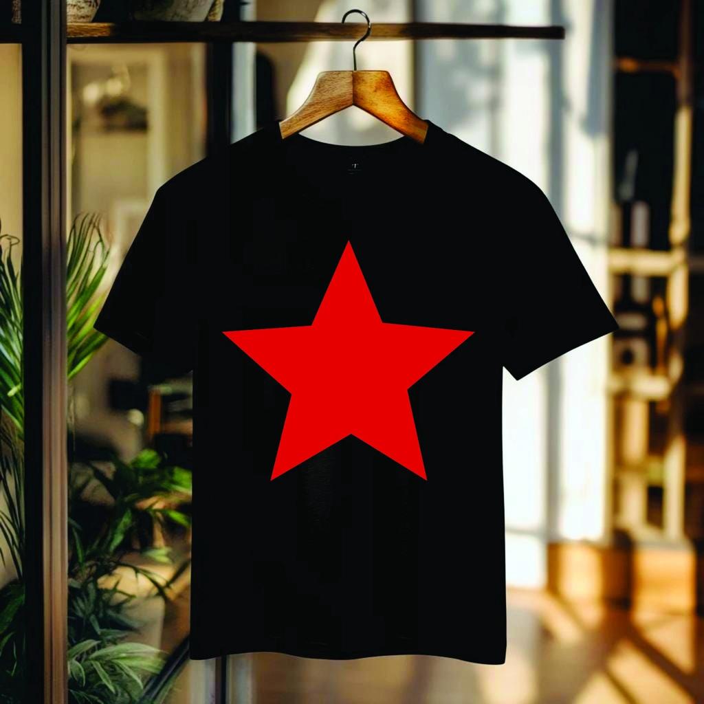Pánské tričko Regular Fit s hvězdným vzorem, které lze kombinovat, Ležérní každodenní top