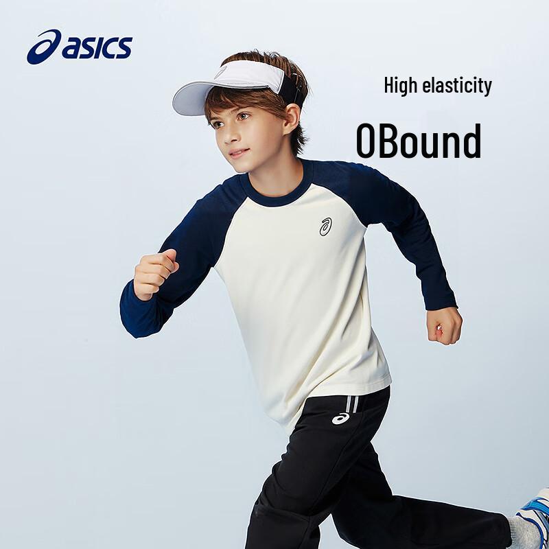 Asics Kids' Winter Thermal Colorblock Long-Sleeve Top