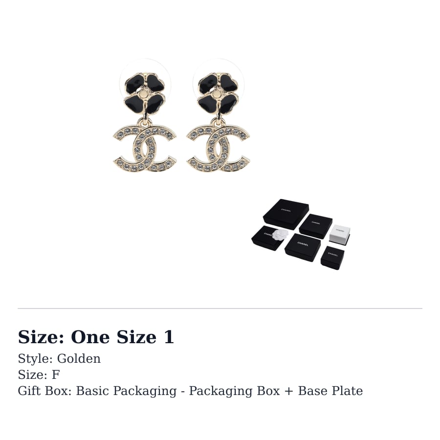 CHANEL 2025 Spring Summer Preview Collection Earrings Unisex ABF378 B19857 NAFGX