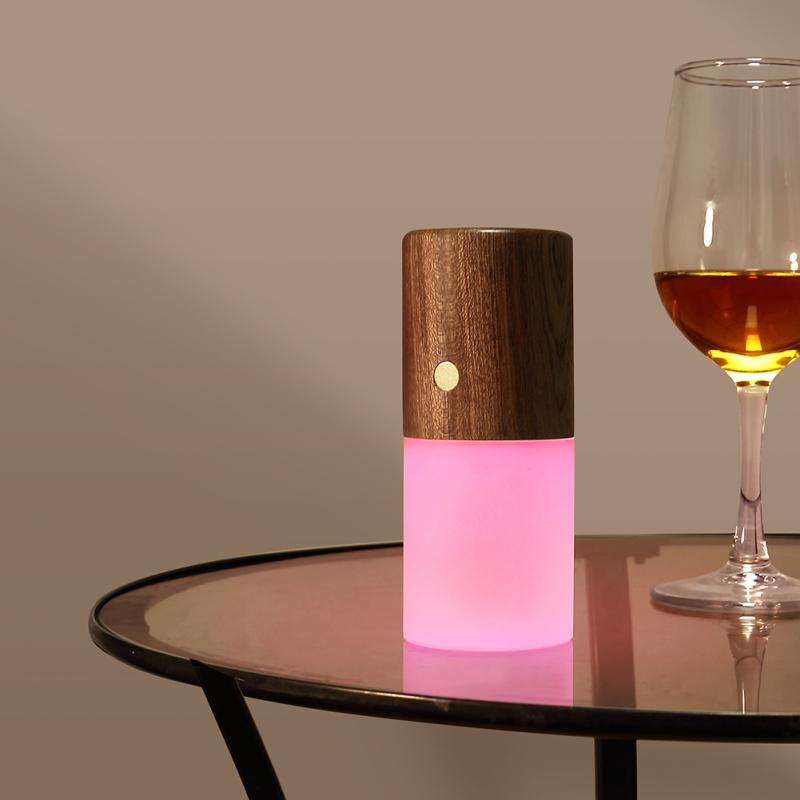 Romantic Led Night Light Portable Usb Rechargeable Color Changing Built-in 780mah Battery Bedside