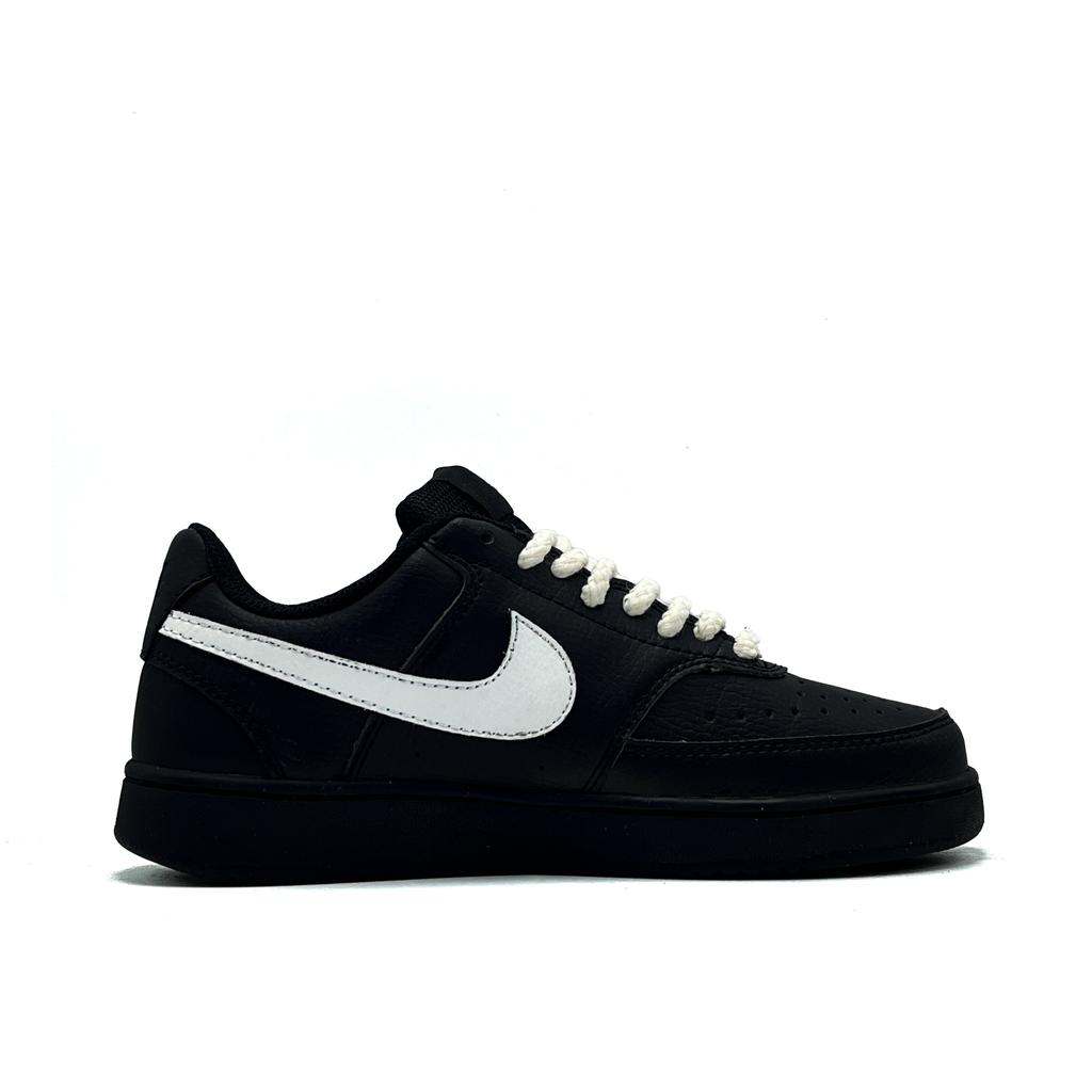 Nike Court Vision Low Defeat Wu Handwriting Synthetic Leather Abrasion Resistant Abrasion Resistant Low top DH2987-002(Team1615-)
