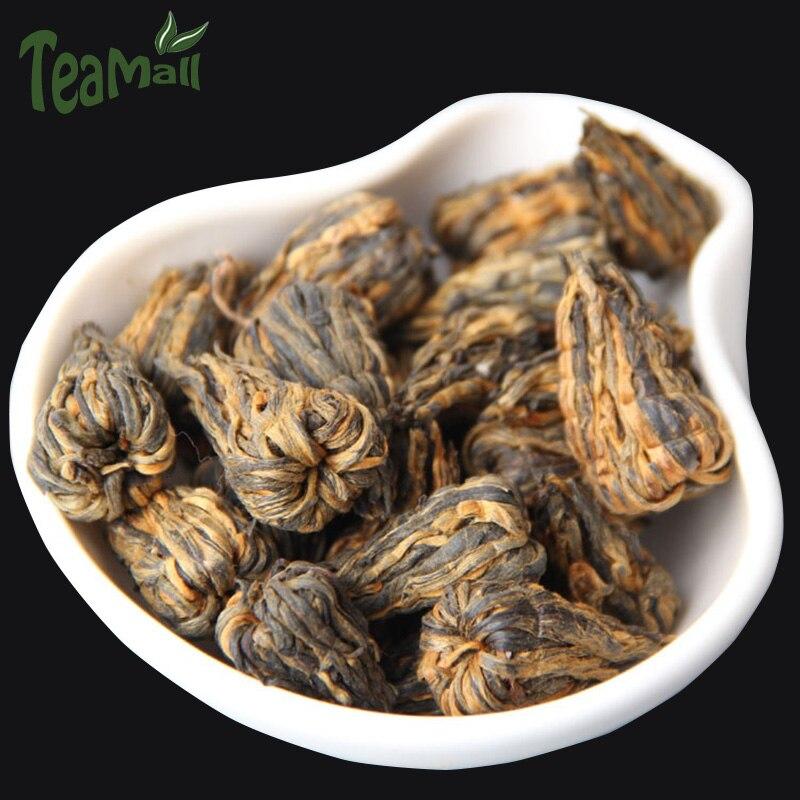 

Юньнаньский черный китайский чай Pagoda Manual Gold Wire Dianhong Black Tuocha 100 г