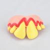 1 Pair Funny Fake Teeth Fangs Cosplay Costume Acssory Party Supplies Halloween Cosplay Humorous Dentures April Fool's Day Gift