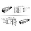  TQ+ZQ Male Female Set Waterproof Plug Aviation Connector Set for Secure Install