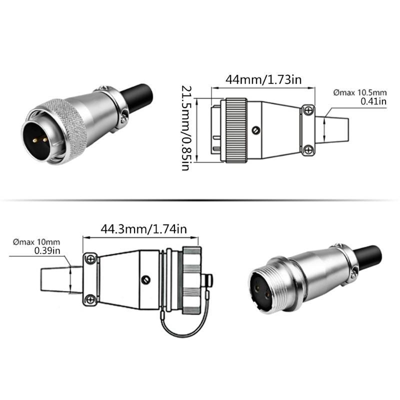  TQ+ZQ Male Female Set Waterproof Plug Aviation Connector Set for Secure Install