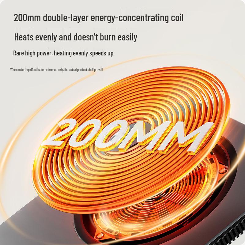 Shangpengtang Smart Slim Induction Cooker: Even, Continuous Heating for Hot Pots & Stir-Fries At Home.