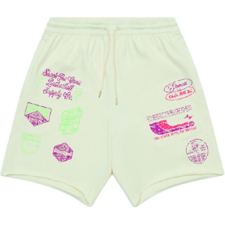 

Anta Casual Loose Mid-Waist Fashion Letter Basketball Shorts Men shorts 152621302V-1 L