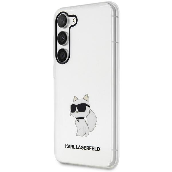 Etui do Samsung Galaxy S23 Karl Lagerfeld Ikonik Choupette Przezroczyste