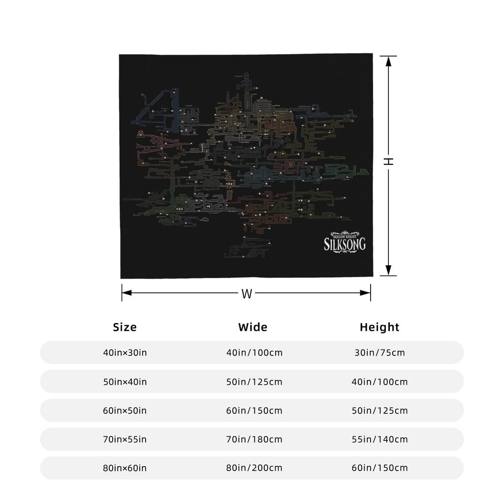 Hollow Knight Silksong Flauschige Decke Cartoon Individuelle Überwurfdecke für Zuhause 200x150cm Plüsch Dünne Steppdecke