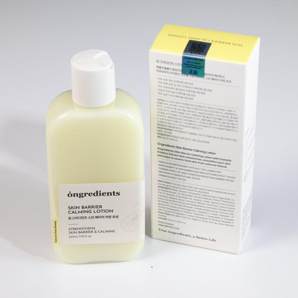 Ongredients Hautbarriere-Beruhigungslotion 220 ml