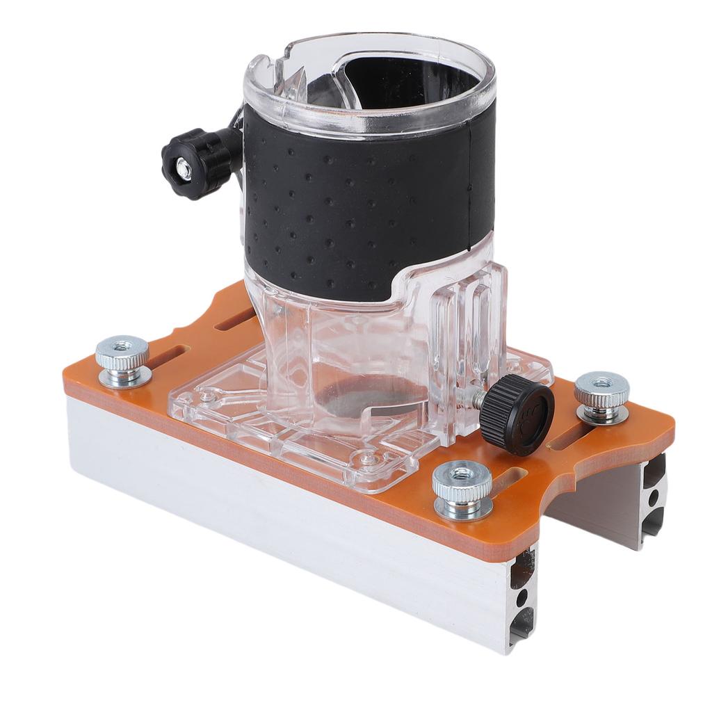 Wood Trimmer Router Base 2 In 1 Compact Wood Palm Router Base Router Slotting Bracket for 65mm Trimmer Milling