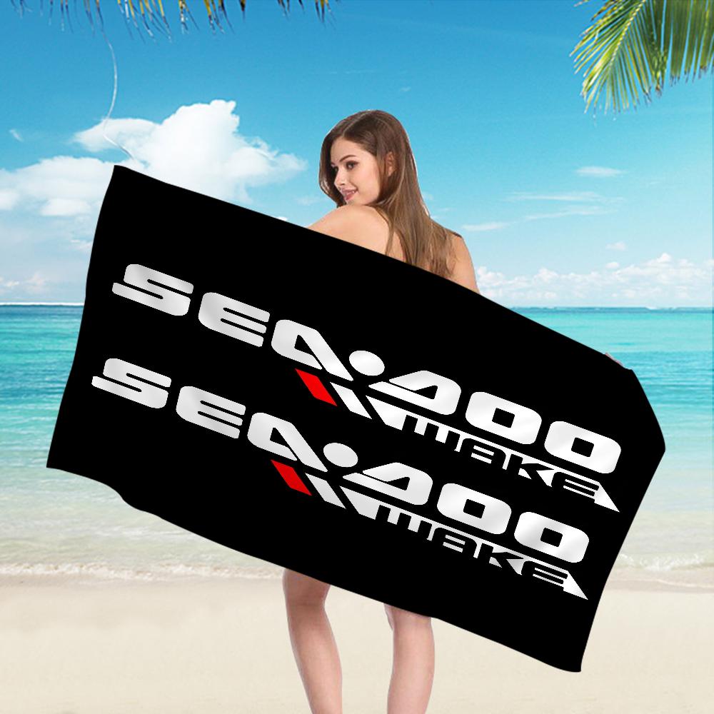 

S-Sea D-Doo Seadoo Microfiber Beach Towel Absorbent Quick dry Soft Yoga Swimming Resort Mountain Climbing Towel W30*H60(CM)