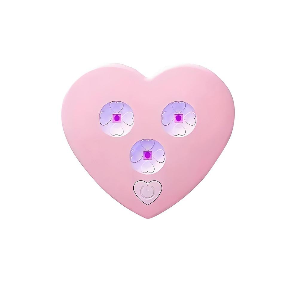 Heart Shaped UV Toilet Disinfector USB Rechargeable Toilet Disinfection Lamp  Toilet