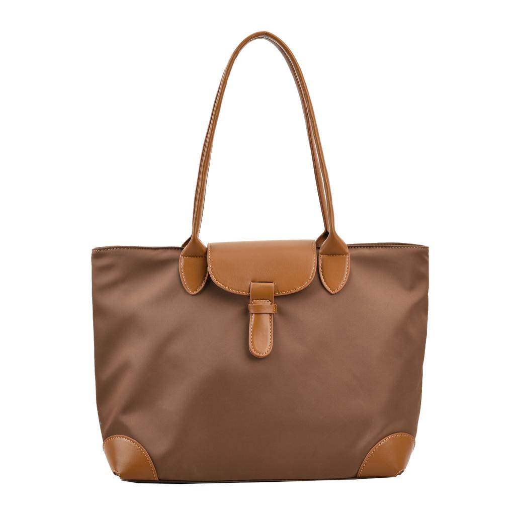 New anti-splashing women's bag feels lightweight and large-capacity leisure travel shoulder tote bag factory goods