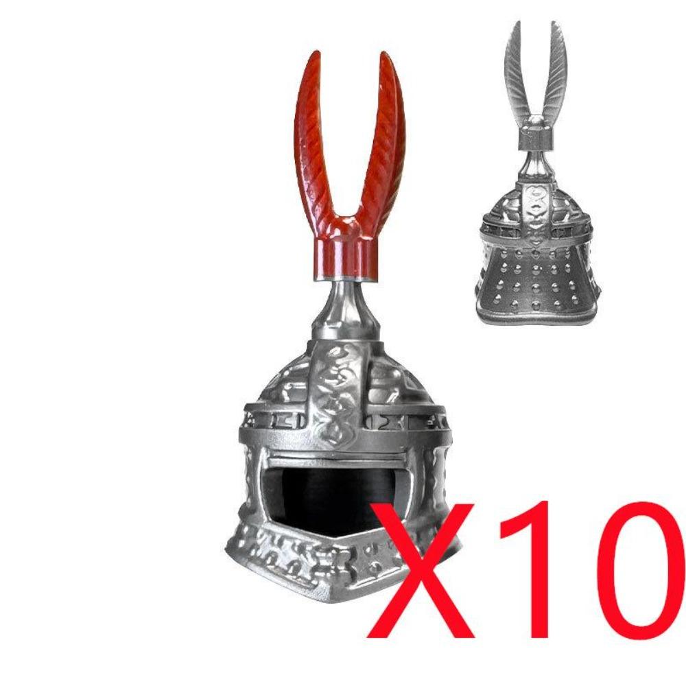 Medieval Building Blocks Weapons Figure Soldier Accessories Bow Spear Crossbow Axe Helmet Shoulder Armor Brick Gift Toy DIY X011