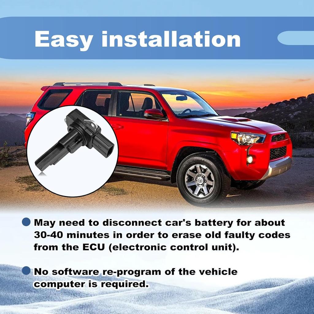 1 Pcs MAF Mass Air Flow Sensor Meter, Compatible with 2007-2017 Camry, 2009-2018 Corolla, 2006-2018 RAV4, 2007-2012 ES350, 2007-2012 RX350, Replace