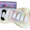 Summer Socks Boat Socks Pure Cotton Thin Light Mouth Invisible Socks Simple Color Summer Non-Slip And Boneless Socks