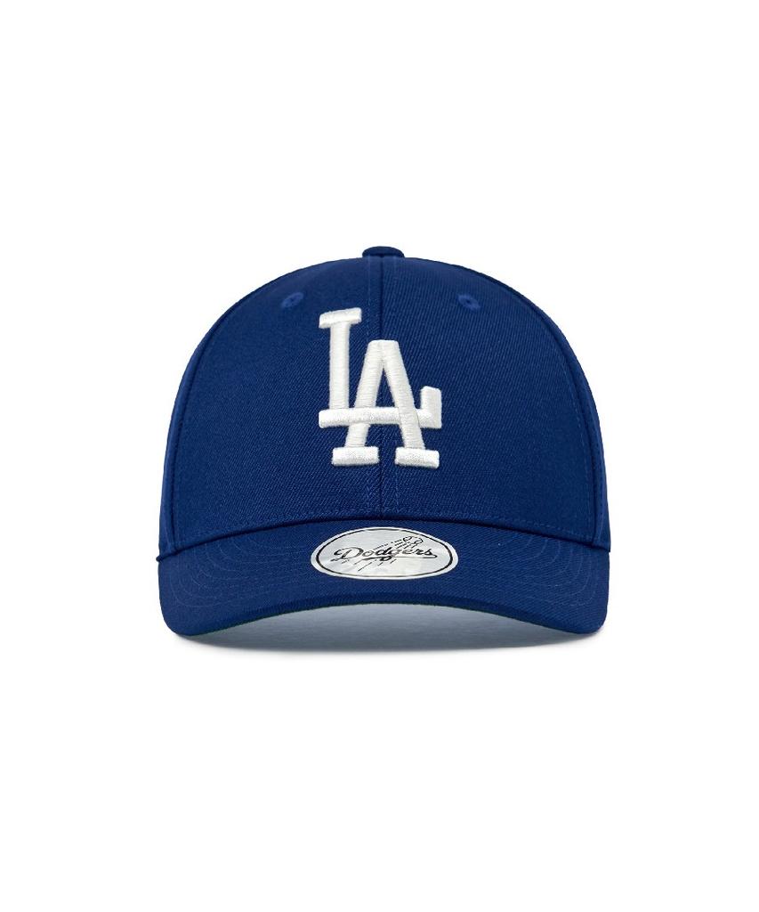 Emelbi Signature Cursive Structure Ball Cap La (Royal Blue)