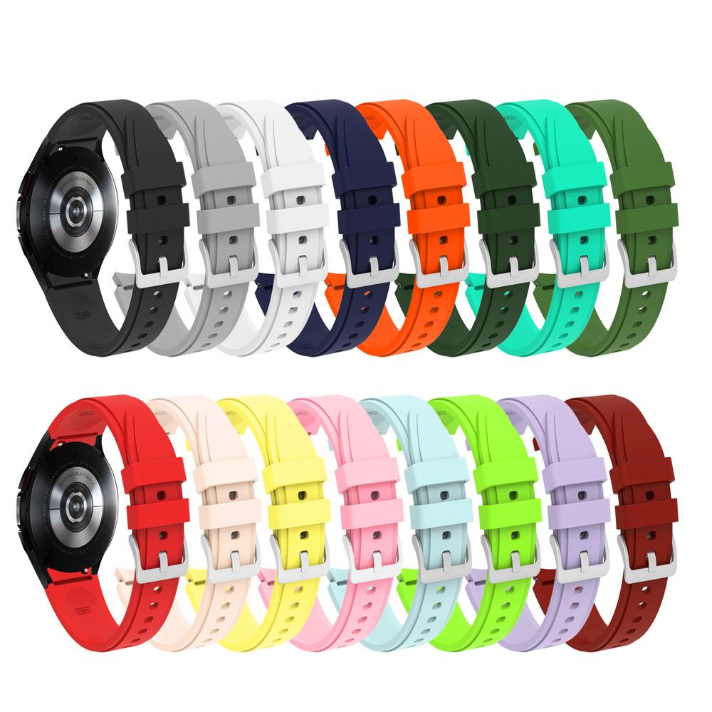 Silicone Strap for Samsung Galaxy Watch 7 6 5 4 44mm 40mm Pro 45mm Sport 20mm Watchband Bracelet Galaxy Watch6 Classic 43mm 47mm
