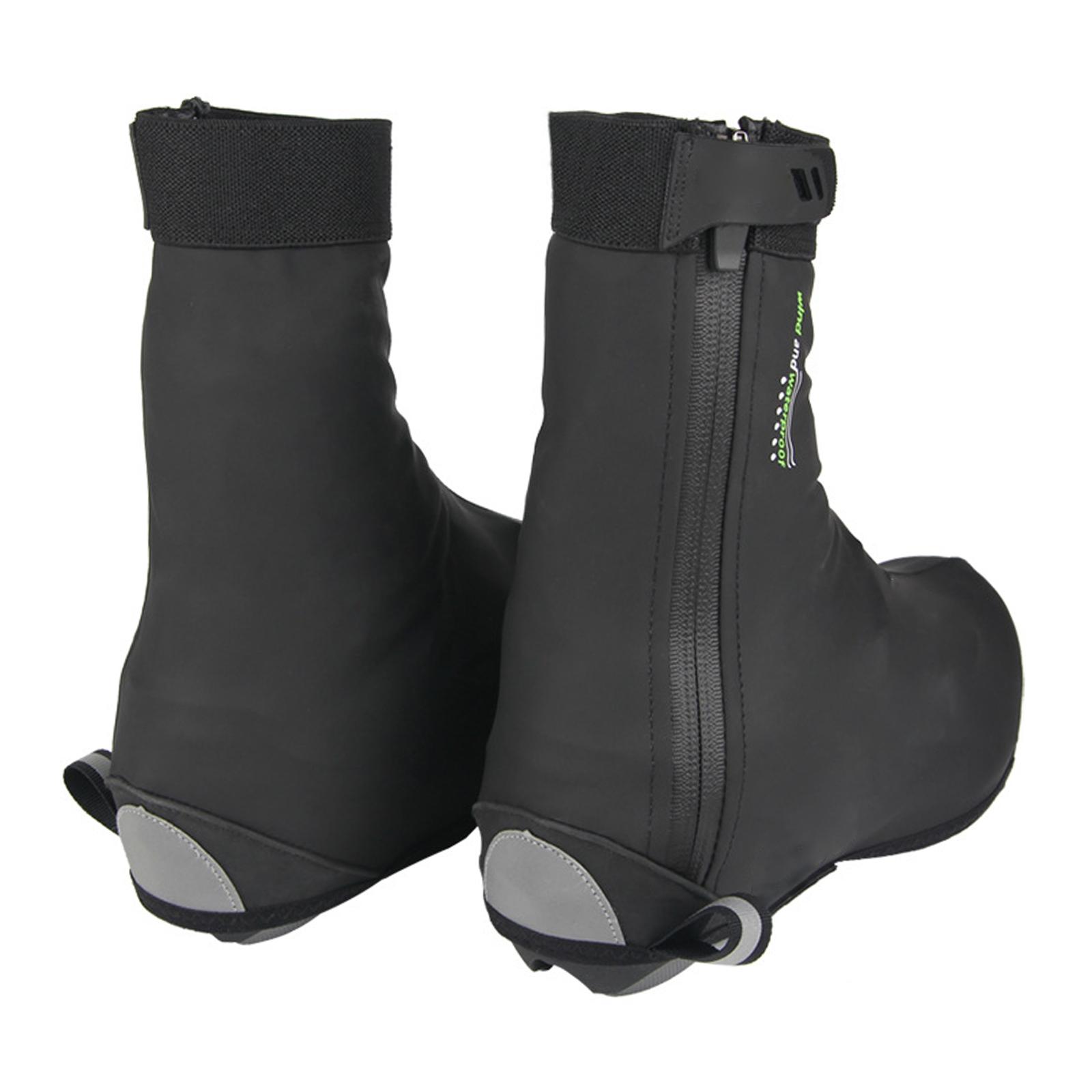 

Warm Protective Shoe Covers Comfortable Long Distances Cycling Overshoes for Cold Weather Protecting XL