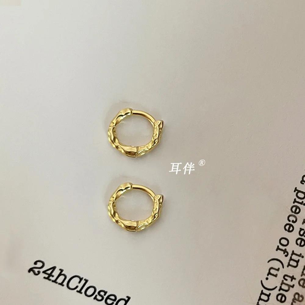 925 Silver Earrings Temperament Simple for Women Wedding Jewelry Accessories