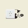 Creative Small Light Bulbs Bedroom Living Room Entrance Switch Stickers Home Beautification and Decoration Wall Stickers