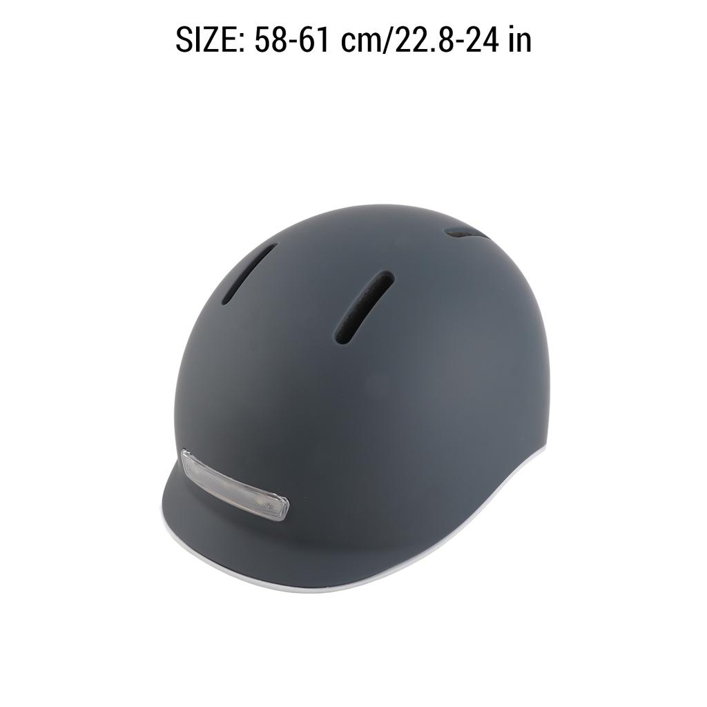 Lightweight Cycling Helmet Breathable Night Riding Mountain Bike Safety Hat with Warning Light