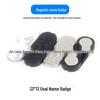 Neodymium Magnetic Name Badge & ID Holder with Magnetic Buckle