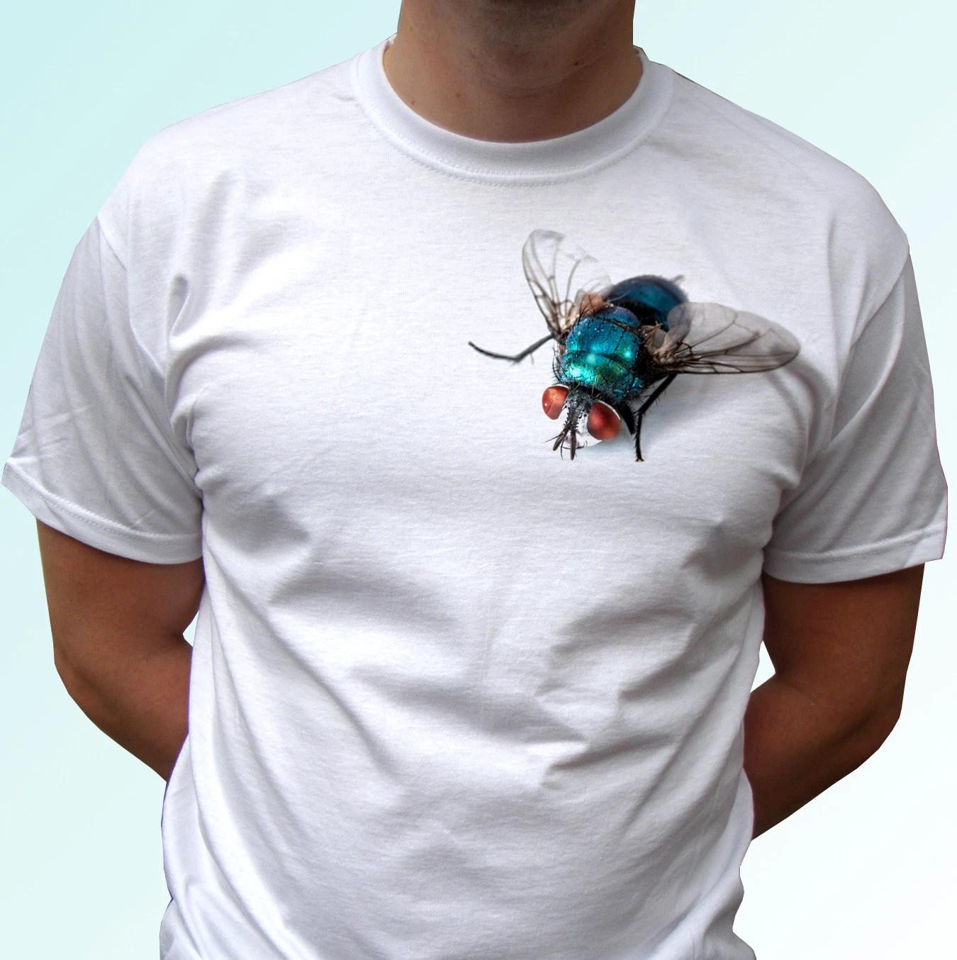 

Housefly white kids boys T-Shirt insect animal tee top - s s kids baby sizes 140