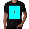 Minimalist Monochrome Puffin Tshirt Soft Cotton Print Tshirt