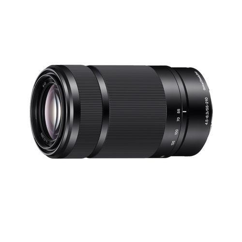 Sony 55-210mm f/4.5-6.3 OSS telephoto zoom lens Black