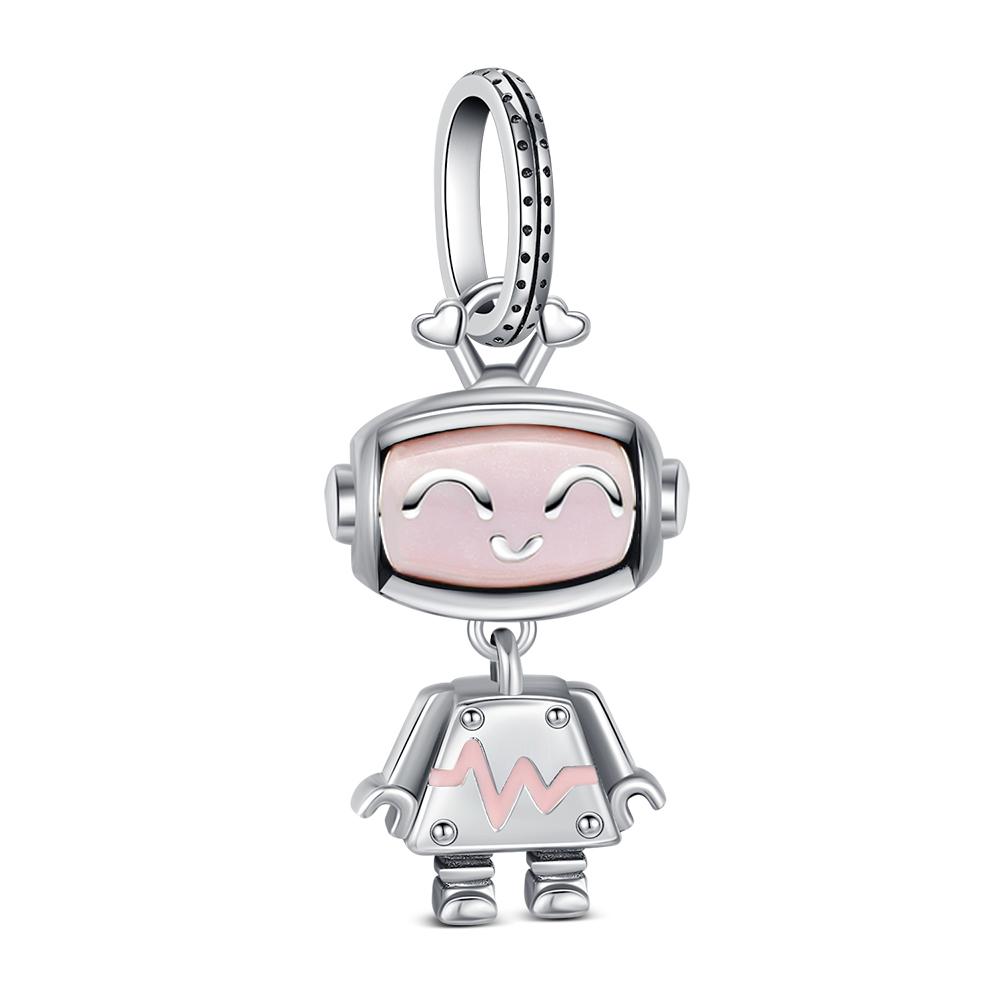 925 Silver ME Series Charm Infinite Heart Animals Pendant Fit Original Bracelet Women DIY Jewelry Gift for Party Daily Wear