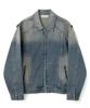 Millo Archive Back Pleated Denim Jacket [Fade Blue]