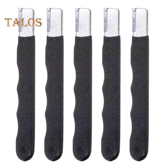 1/5ks ořezávátko Přenosný ořezávač wolframové oceli Ruční ořezávátko kapesní velikosti Multifunkční nářadí s protiskluzovou rukojetí Karbidové ořezávátko pro kempování