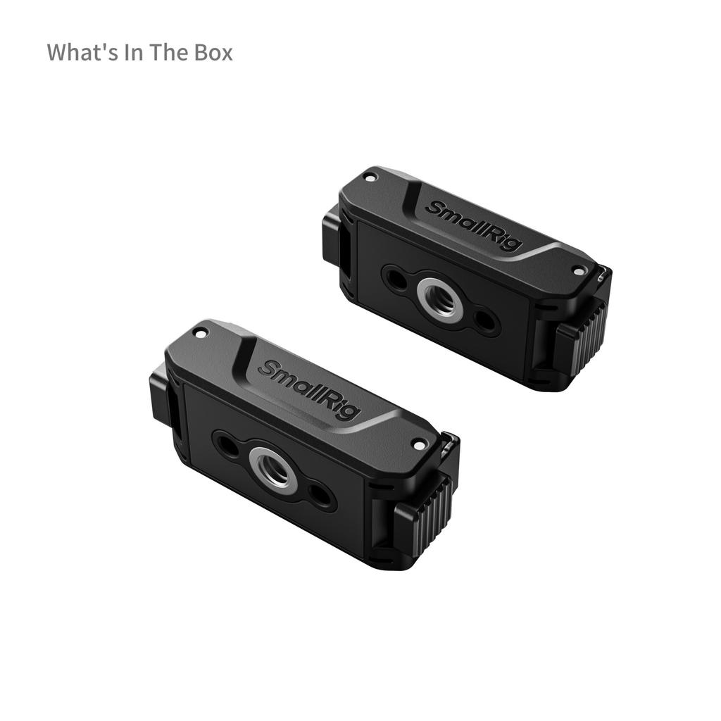 SmallRig Quick Release Adapter Support Kit with 1/4"-20 Threaded Hole and 2-Prong Mount, for DJI Osmo Nano for DJI Osmo Action 6