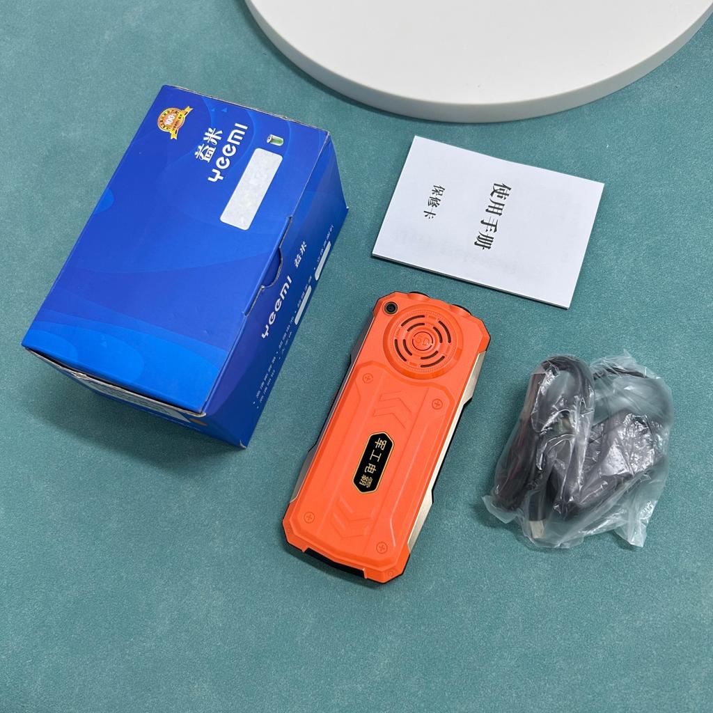 Yeemi K1+ - Teléfono móvil 4G robusto con doble tarjeta SIM, linterna, teclado grande, altavoz grande, botones de función All-netcom, para personas mayores