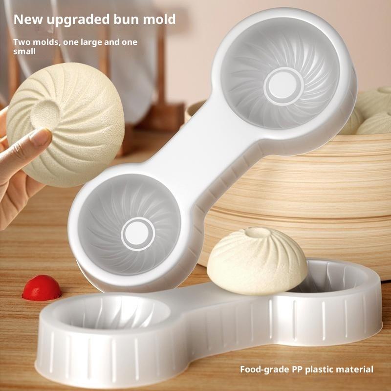 1/2/3Pcs Handmade Baozi Mold Kitchen Tool For Baking Chinese Sted Buns Bread Dough Pastry Cooking Utensils Household Items