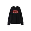 Levis FW22 Logo Print Loose Fit Hooded Long Sleeve Sweatshirt Men Sweatshirt Black A4958-0000