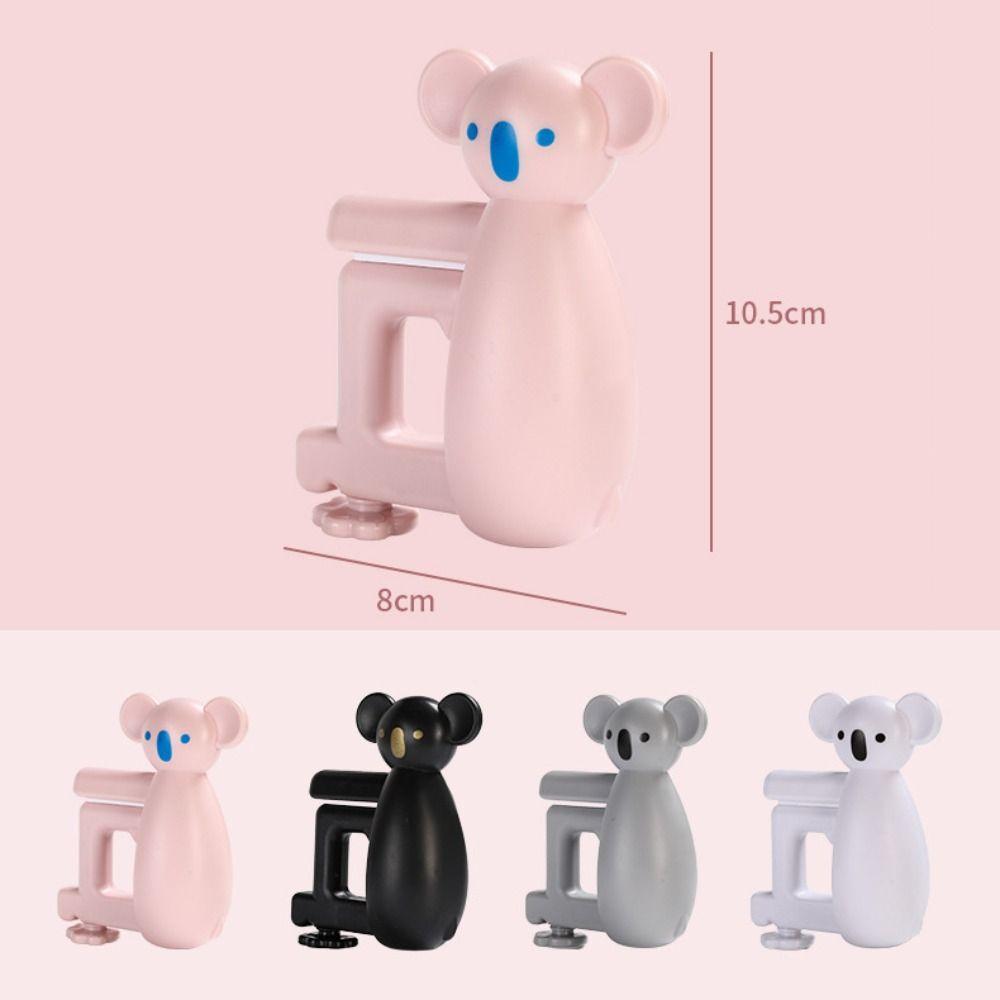 1pc Portable Desk Side Hanging Bag Hook Multifunctional Adjustable Table Backpack Hook Cartoon Animal Durable Table Bag Holder