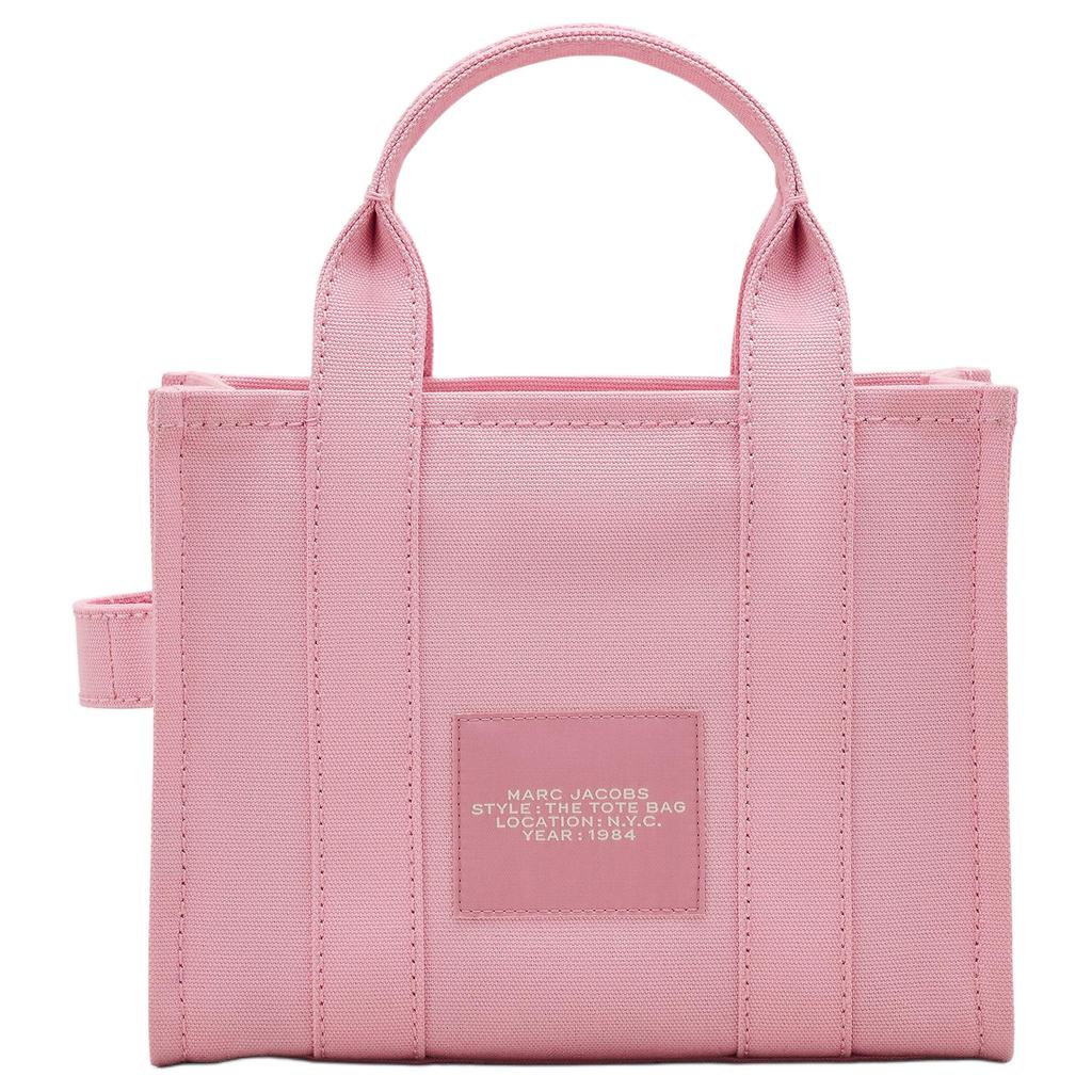 Marc Jacobs Verstellbarer Abnehmbarer Schultergurt Reißverschluss Baumwoll-Tragetasche Einkaufstasche Schulter-Umhängetasche Kleine Unisex-Tragetasche M0016493-669