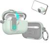 Earbud Protective Case for AirPods Pro 3 Charging Case Portable Shockproof Wireless Earphone Cover Protector Shell Skin with Lock Phone Holder
