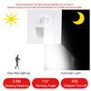PIR Motion Sensor Wall Lamp Switch Human Body Sensor Footlights  180° Sensor Range for Porch Corridor Corner Stair Lamp