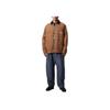 Carhartt WIP Chore Loose Diamond Quilted Square Label Long Sleeve Jacket Men Jacket Brown I035281-00S-3K