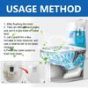 Automatic Toilet Cleaner 16pcs Effervescent Tablets Bathroom Yellow Dirt Remover